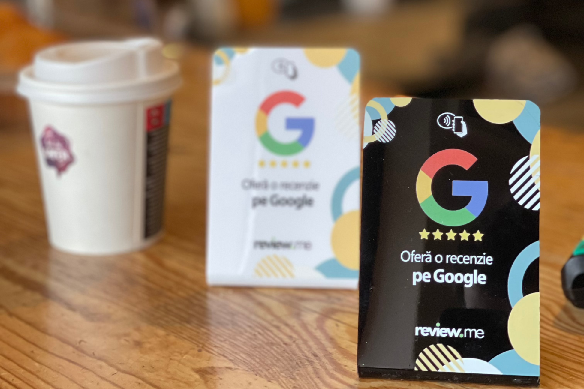 ReviewMe | Card Recenzii Google Negru - ReviewMe