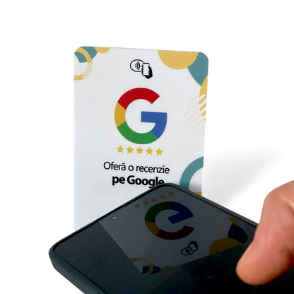 ReviewMe | Card Recenzii Google Alb - ReviewMe