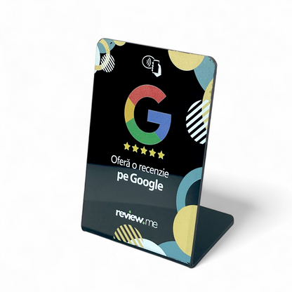 ReviewMe | Card Recenzii Google Negru - ReviewMe