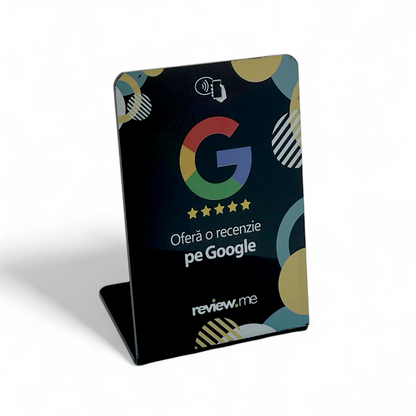 ReviewMe | Card Recenzii Google Negru - ReviewMe